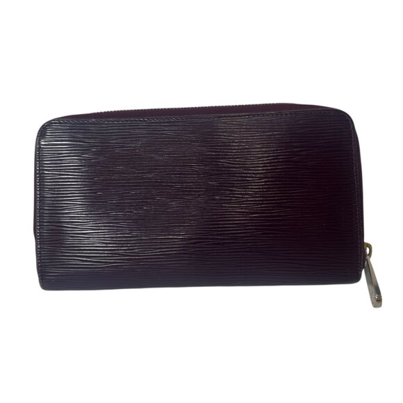 Louis Vuitton 2008 France Purple Epi Zip Around Wallet - Picture 6 of 14